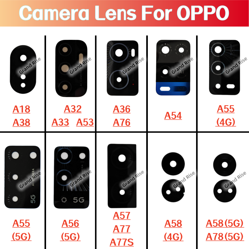 Oppo A78 - Nowa szklana soczewka tylnej kamery do