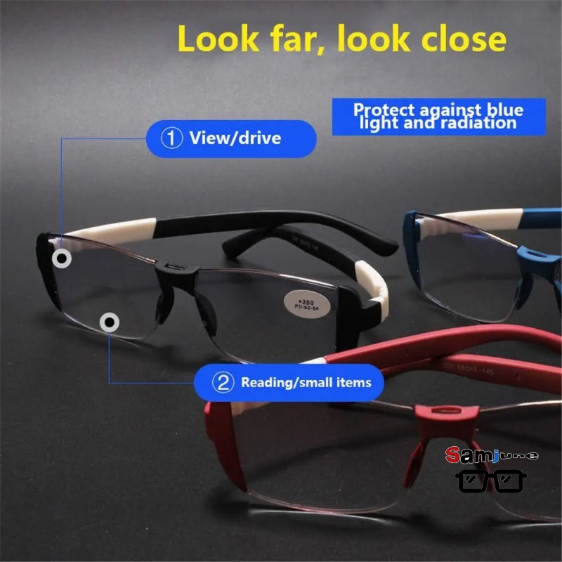 Light Therapy Glasses - Okulary Samjune z filtrem światła niebieskiego,