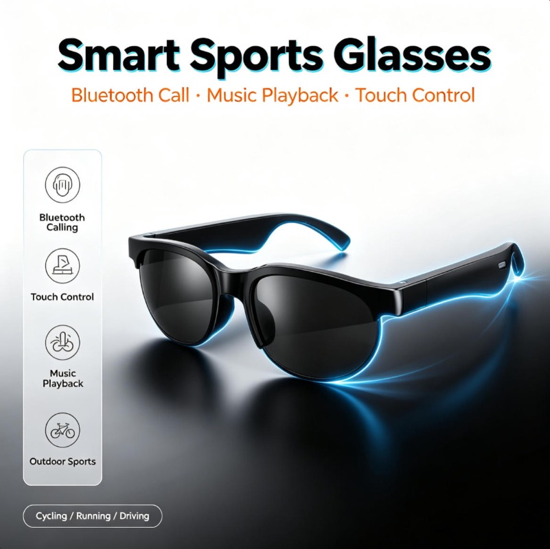 Smart Glasses Lens - XG88 PRO Inteligentne okulary Bluetooth z