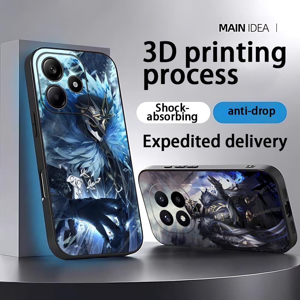 Xiaomi Redmi Note 13 - Etui na telefon Genshin Impact Capitano