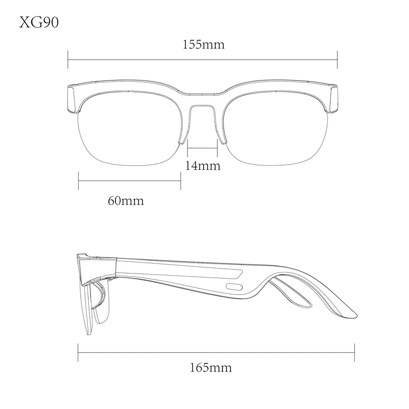 Smart Glasses Lens - Dla okularów Xiaomi 8K Smart AI: