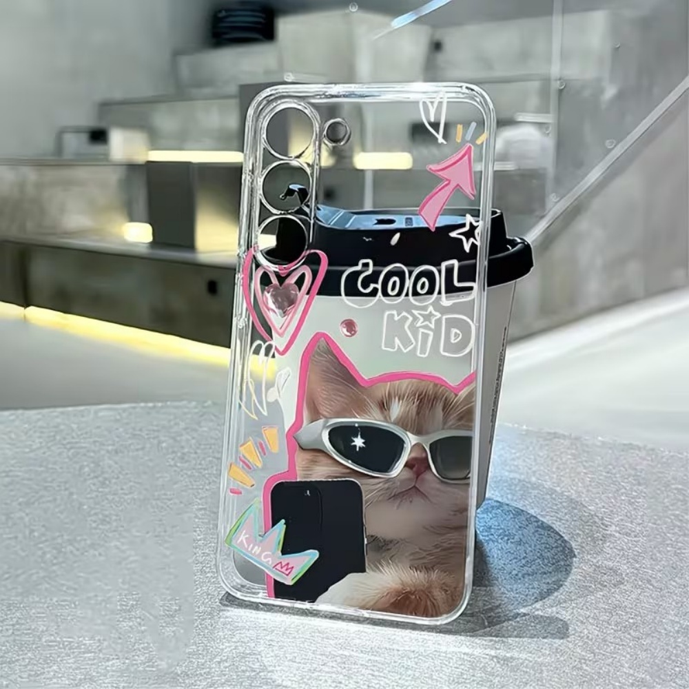 Przezroczyste etui TPU z wzore – Samsung Galaxy A55 recenzja i cena