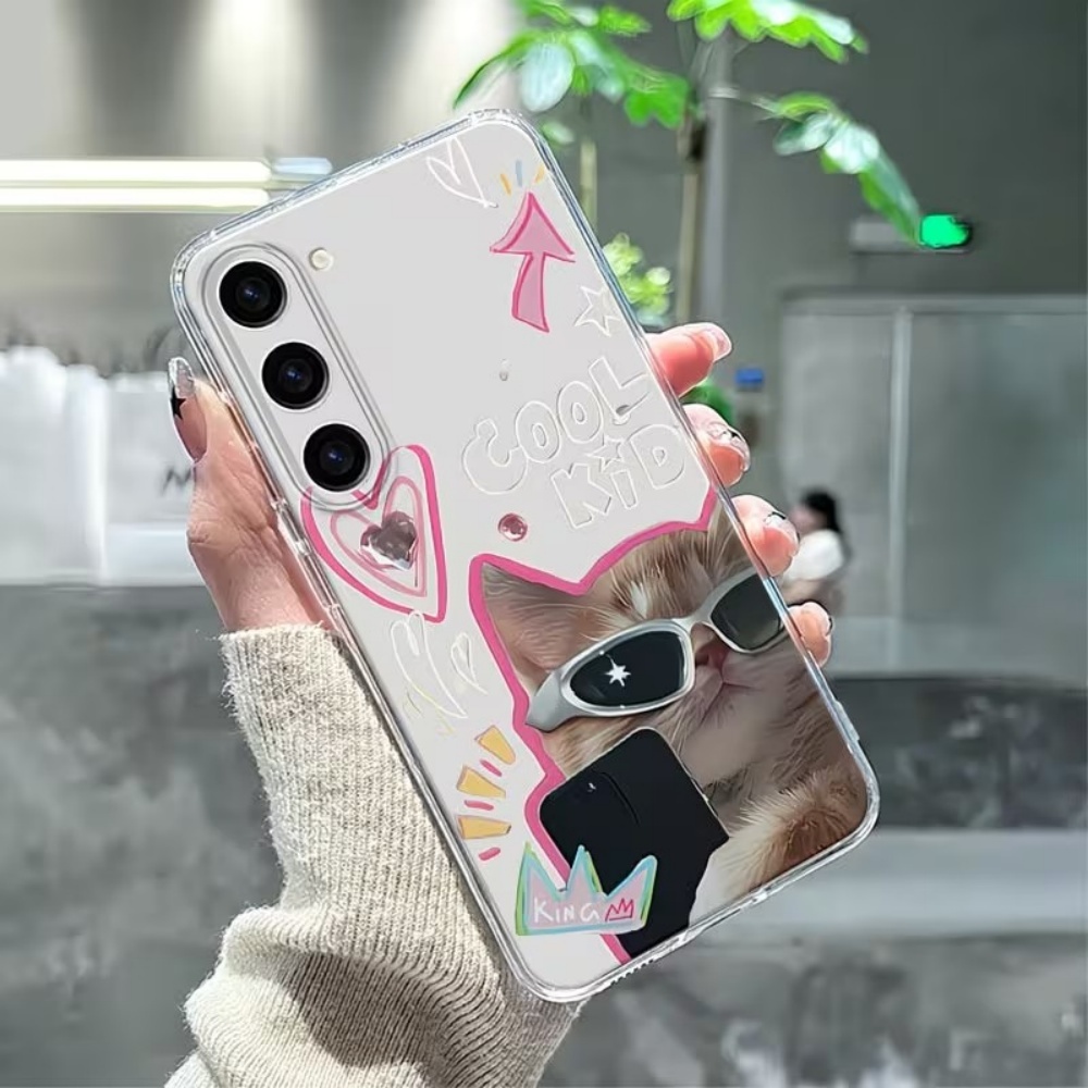 Przezroczyste etui TPU z wzore – Samsung Galaxy A55 recenzja i cena
