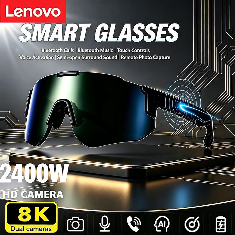 Okulary rowerowe Lenovo 2400W  – Smart Glasses Lens recenzja i cena