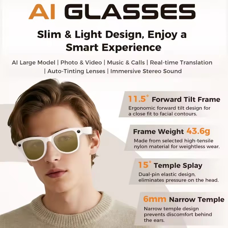 Nowe okulary inteligentne z ka – Smart Glasses Lens recenzja i cena